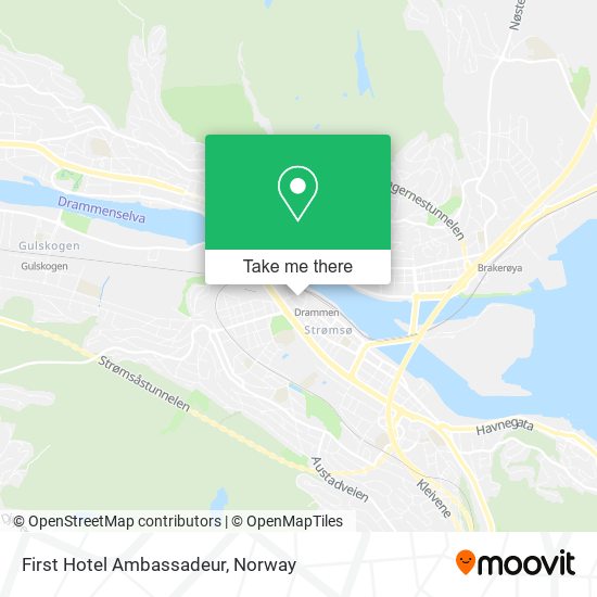 First Hotel Ambassadeur map