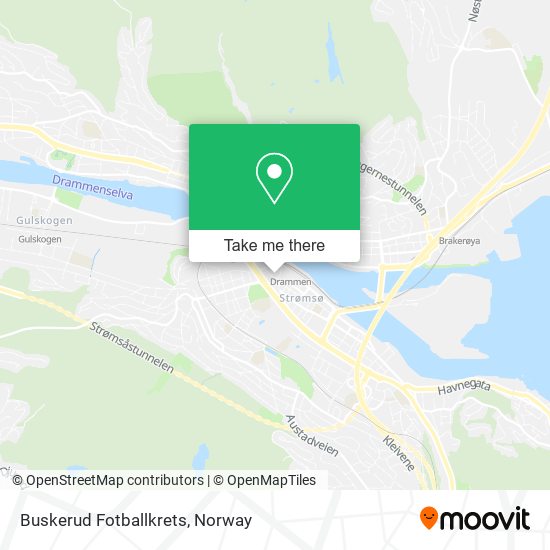 Buskerud Fotballkrets map