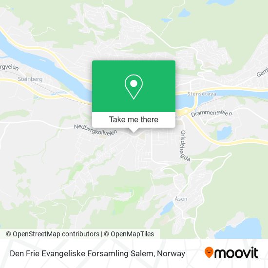 Den Frie Evangeliske Forsamling Salem map