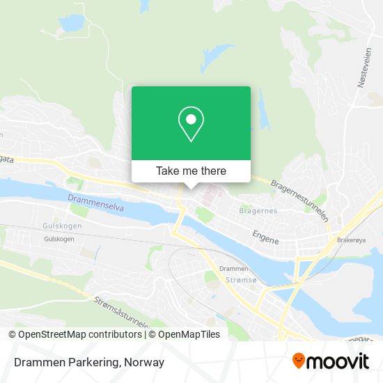 Drammen Parkering map