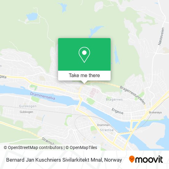 Bernard Jan Kuschniers Sivilarkitekt Mnal map