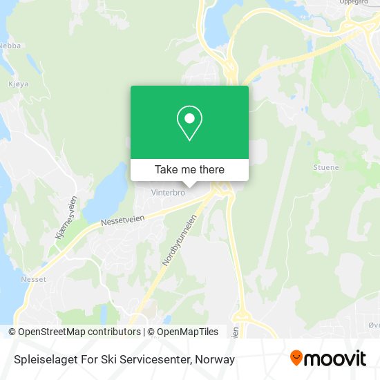 Spleiselaget For Ski Servicesenter map