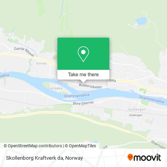 Skollenborg Kraftverk da map