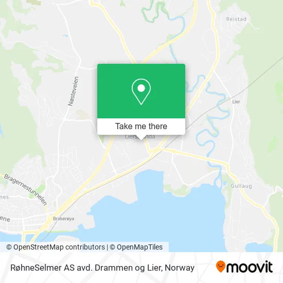 RøhneSelmer AS avd. Drammen og Lier map