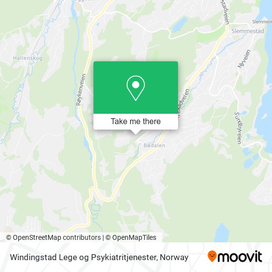 Windingstad Lege og Psykiatritjenester map