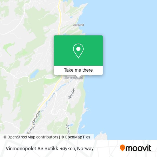 Vinmonopolet AS Butikk Røyken map