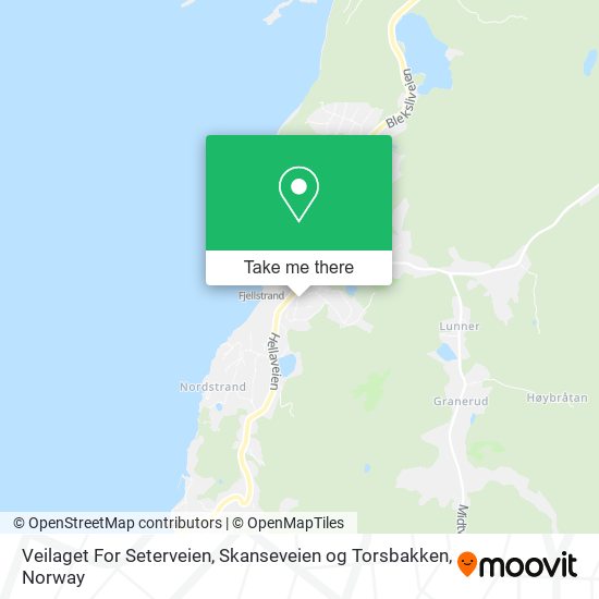 Veilaget For Seterveien, Skanseveien og Torsbakken map