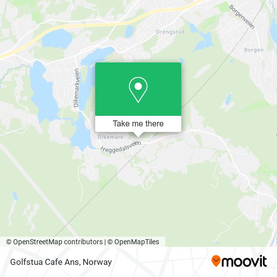 Golfstua Cafe Ans map