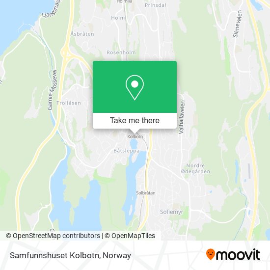 Samfunnshuset Kolbotn map