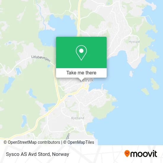 Sysco AS Avd Stord map