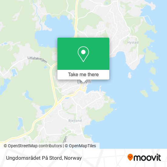 Ungdomsrådet På Stord map