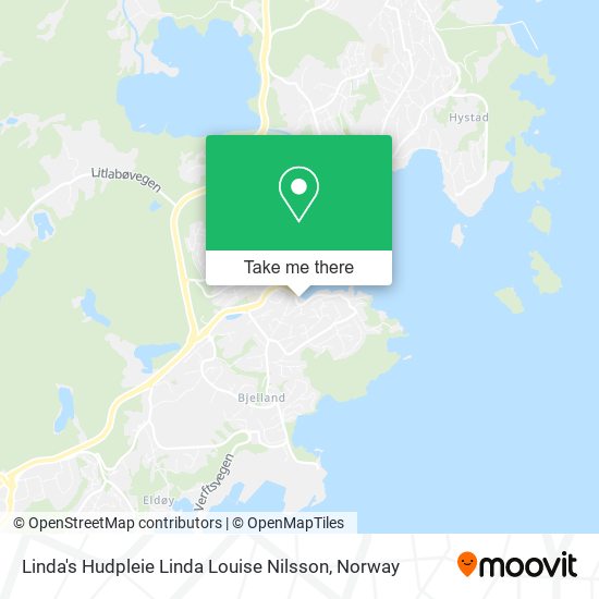 Linda's Hudpleie Linda Louise Nilsson map