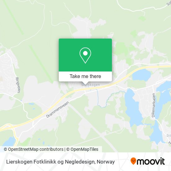 Lierskogen Fotklinikk og Negledesign map