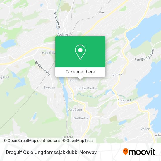 Dragulf Oslo Ungdomssjakklubb map