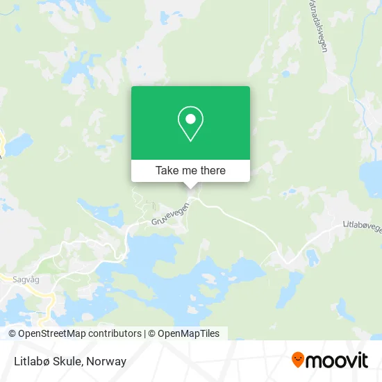 Litlabø Skule map