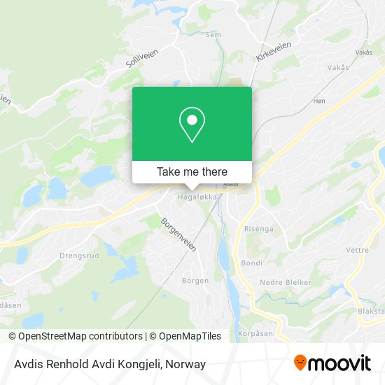 Avdis Renhold Avdi Kongjeli map