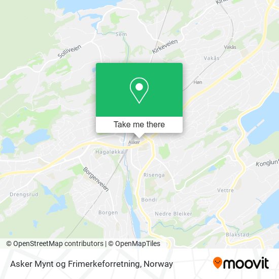 Asker Mynt og Frimerkeforretning map