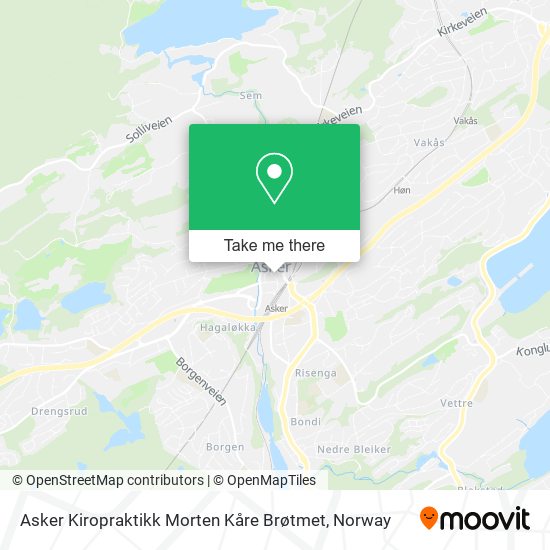 Asker Kiropraktikk Morten Kåre Brøtmet map