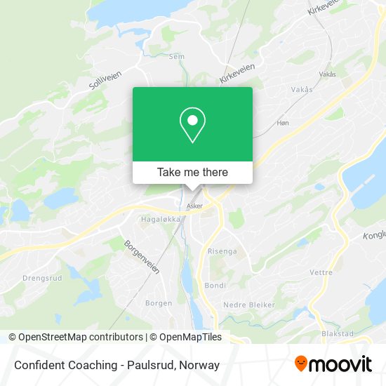 Confident Coaching - Paulsrud map