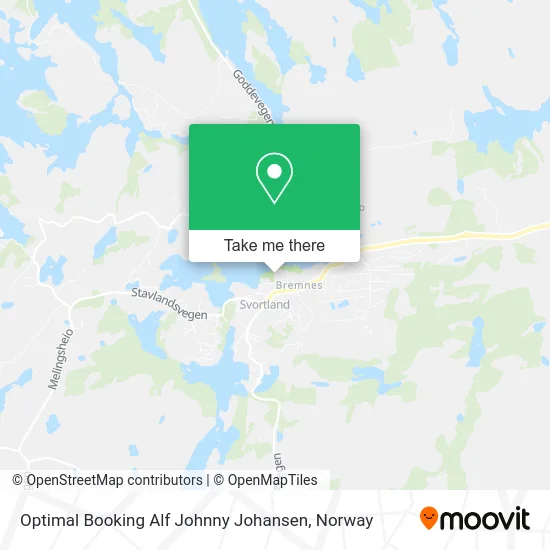 Optimal Booking Alf Johnny Johansen map