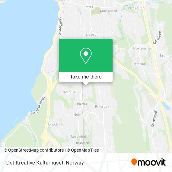 Det Kreative Kulturhuset map