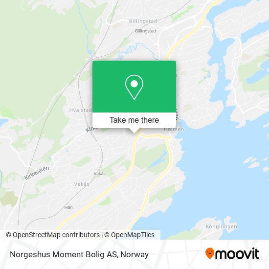Norgeshus Moment Bolig AS map