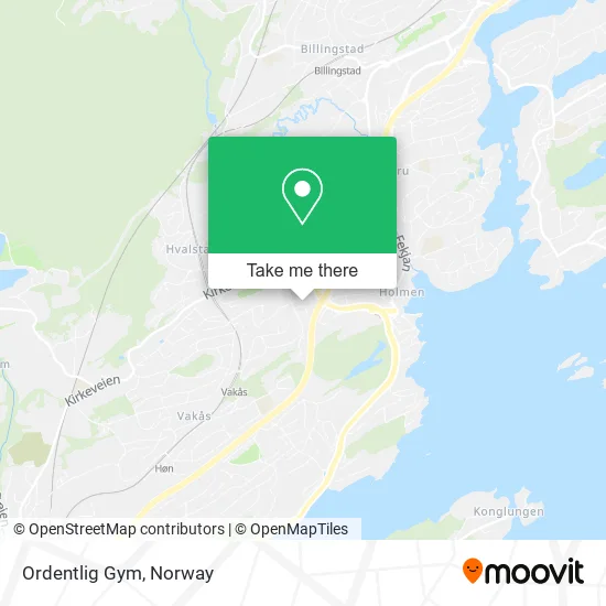 Ordentlig Gym map