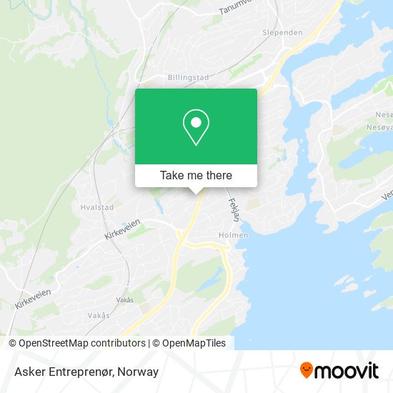 Asker Entreprenør map