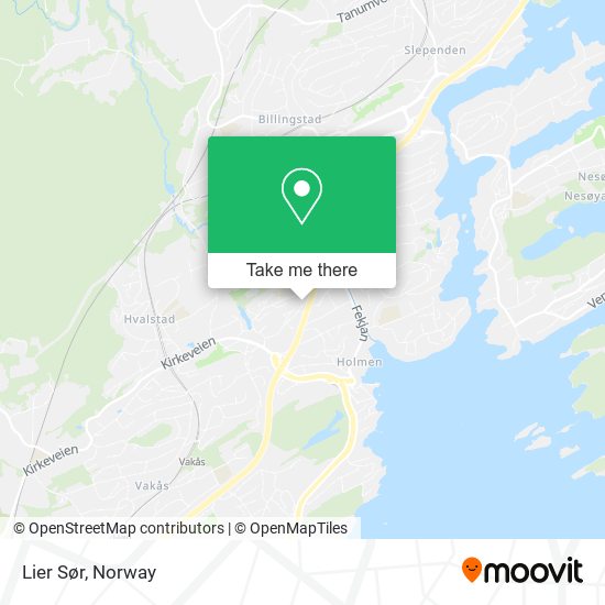 Lier Sør map