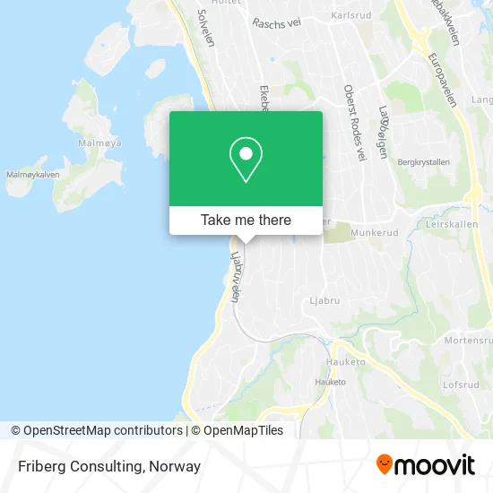 Friberg Consulting map