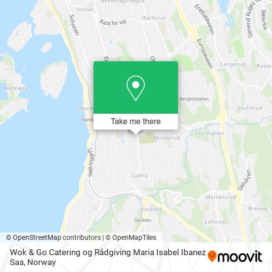 Wok & Go Catering og Rådgiving Maria Isabel Ibanez Saa map