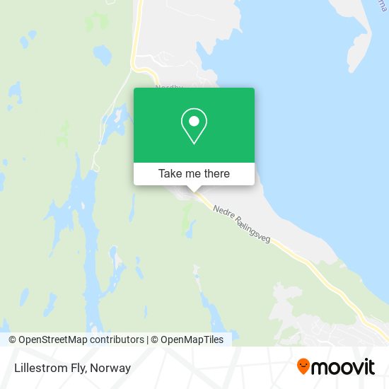 Lillestrom Fly map