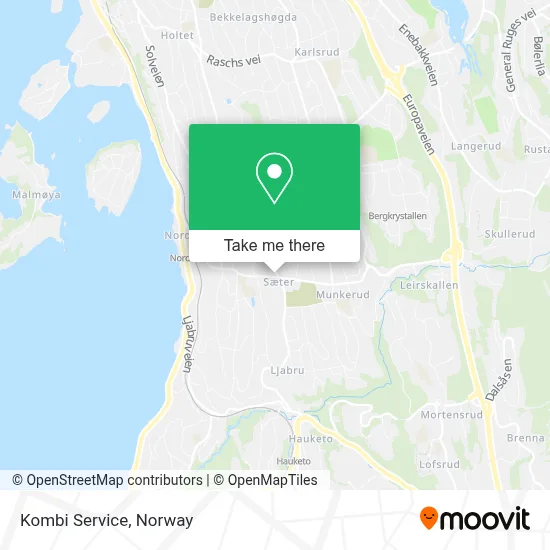 Kombi Service map