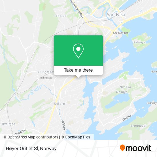 Høyer Outlet Sl map