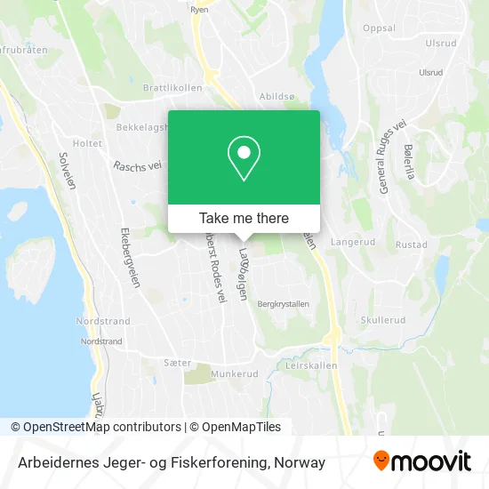 Arbeidernes Jeger- og Fiskerforening map