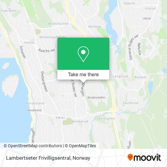 Lambertseter Frivilligsentral map