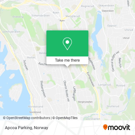 Apcoa Parking map