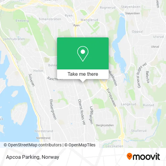 Apcoa Parking map