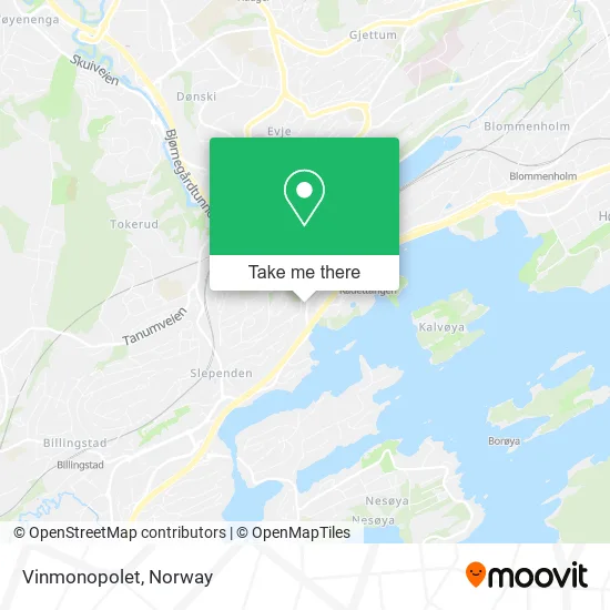 Vinmonopolet map
