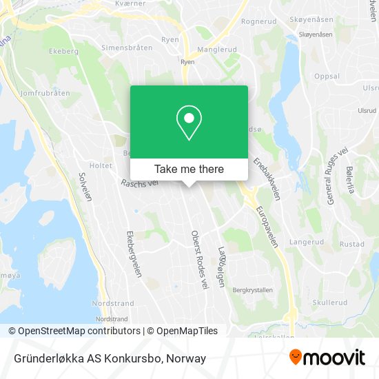 Gründerløkka AS Konkursbo map