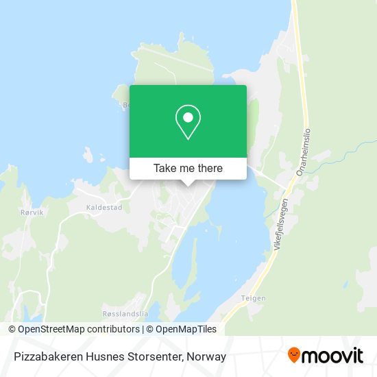 Pizzabakeren Husnes Storsenter map