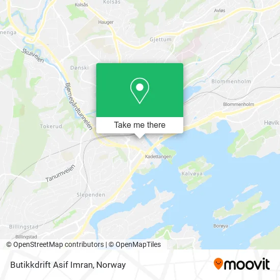 Butikkdrift Asif Imran map