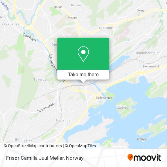 Frisør Camilla Juul Møller map