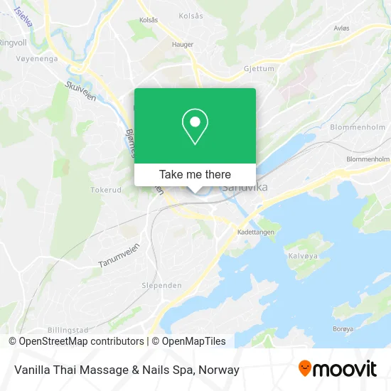 Vanilla Thai Massage & Nails Spa map