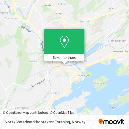 Norsk Veterinærkiropraktor Forening map