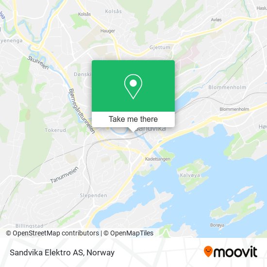 Sandvika Elektro AS map