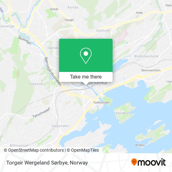 Torgeir Wergeland Sørbye map