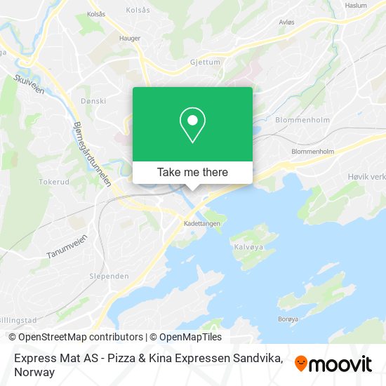 Express Mat AS - Pizza & Kina Expressen Sandvika map