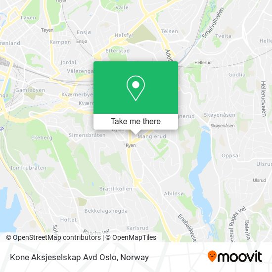 Kone Aksjeselskap Avd Oslo map