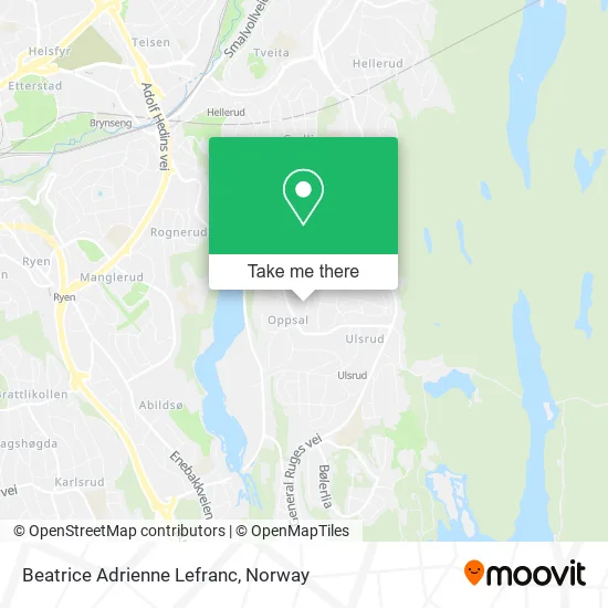 Beatrice Adrienne Lefranc map